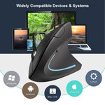 Vertical Ergonomic Wireless Mouse