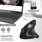 Vertical Ergonomic Wireless Mouse