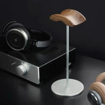 Walnut & Aluminium Headphone Stand