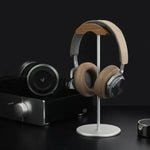 Walnut & Aluminium Headphone Stand