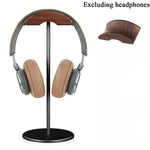 Walnut & Aluminium Headphone Stand