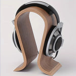 U-Shaped Wooden Headphone Stand