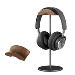 Walnut & Aluminium Headphone Stand