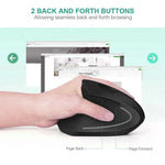 Vertical Ergonomic Wireless Mouse