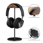 Walnut & Aluminium Headphone Stand