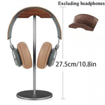 Walnut & Aluminium Headphone Stand