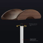 Walnut & Aluminium Headphone Stand