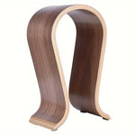 U-Shaped Wooden Headphone Stand
