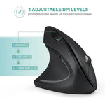 Vertical Ergonomic Wireless Mouse
