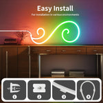Ribbon Led Music Sync vibrant gaming room decoration