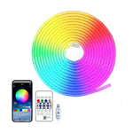 RGB LED light strip coil with remote and app controller